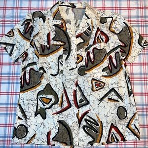 Vintage Button-up Top 1980s-90s